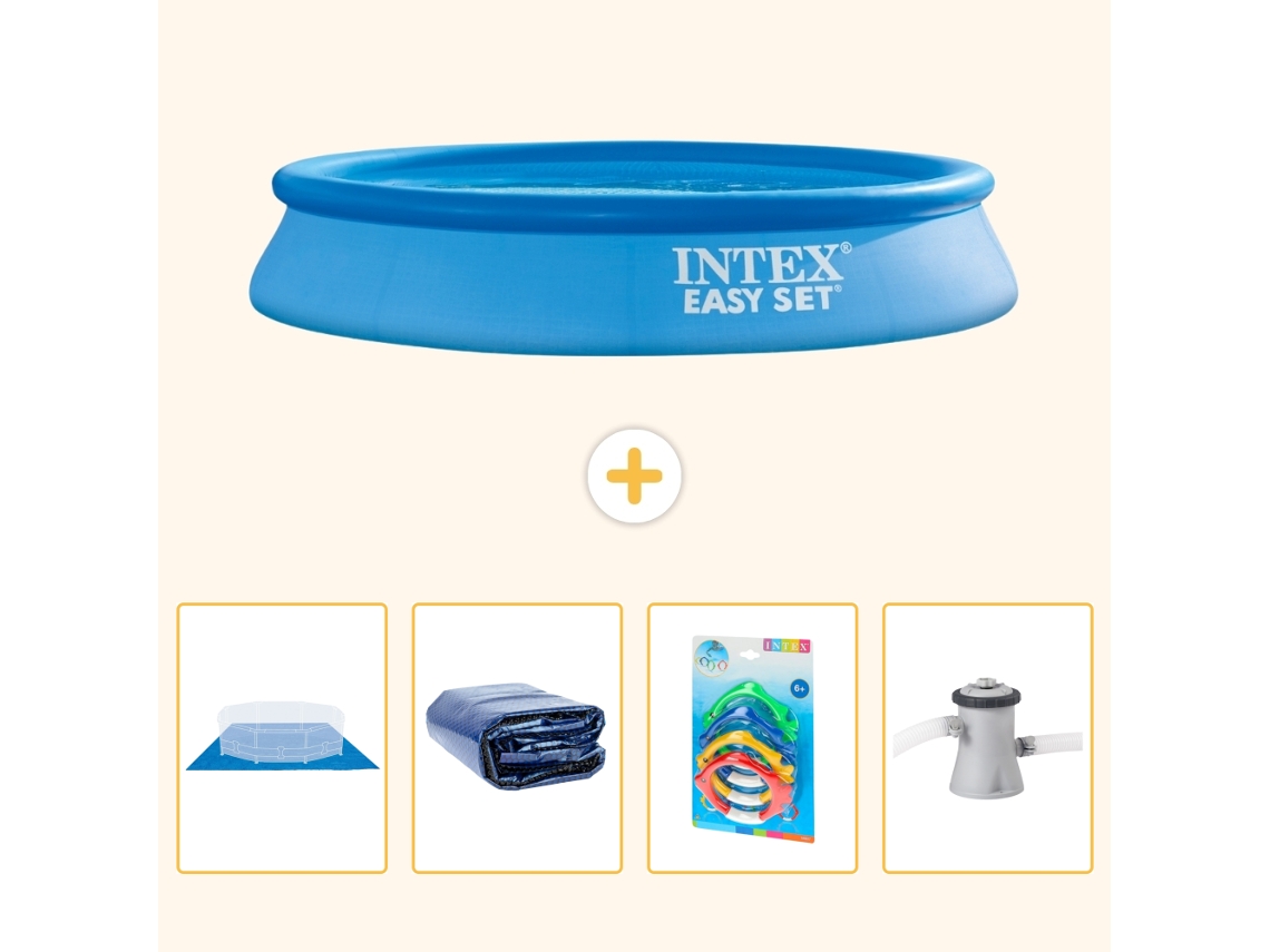 Intex Piscina Easy Set Redonda - 305x61 Cm - 5-peças S46
