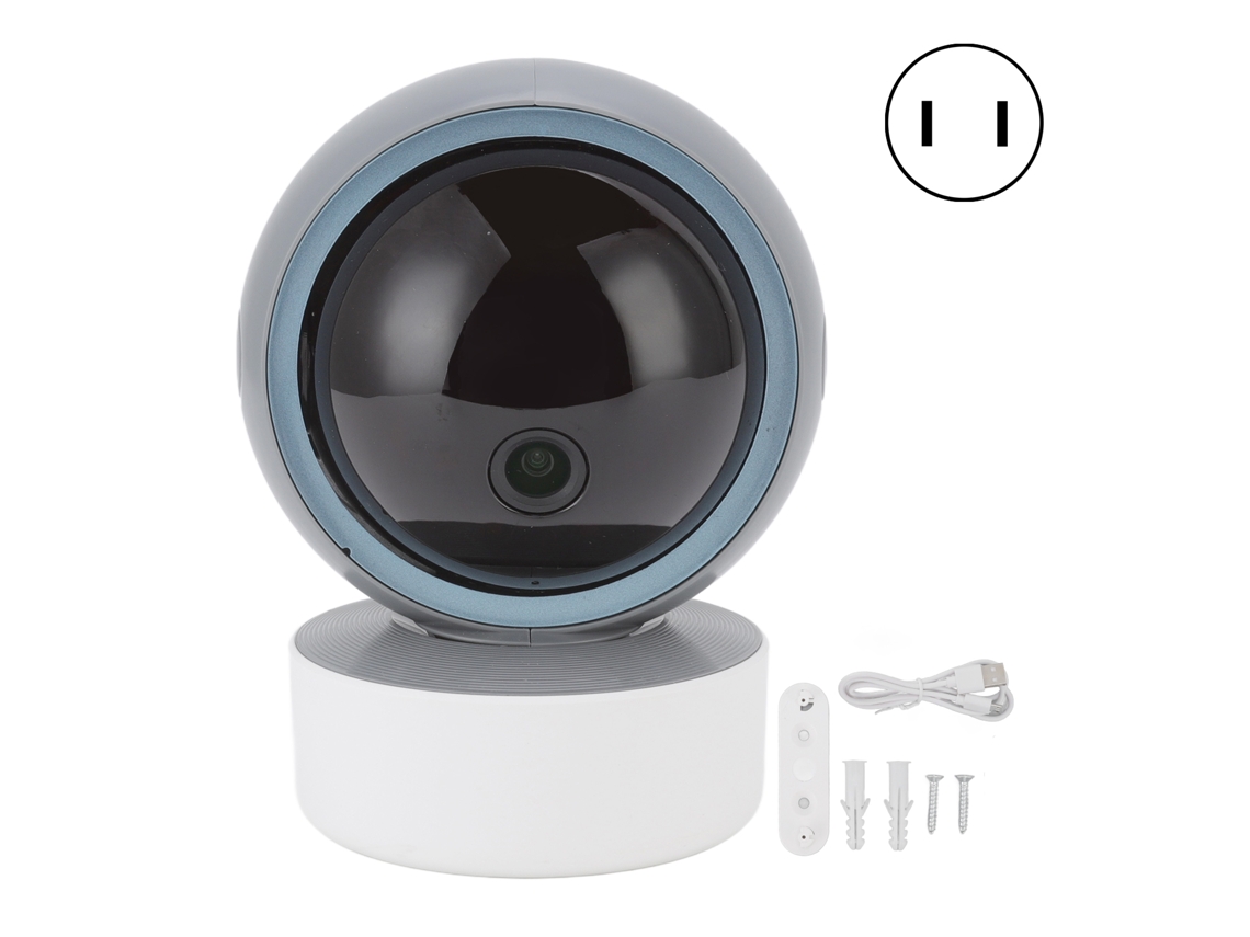 Câmera Inteligente Wifi 1080p Tuya Us Plug