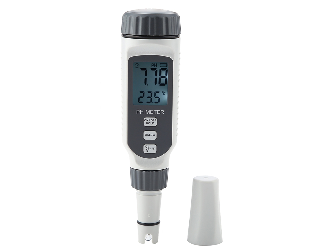 Medidor de pH Portátil com Display LCD S/MARCA