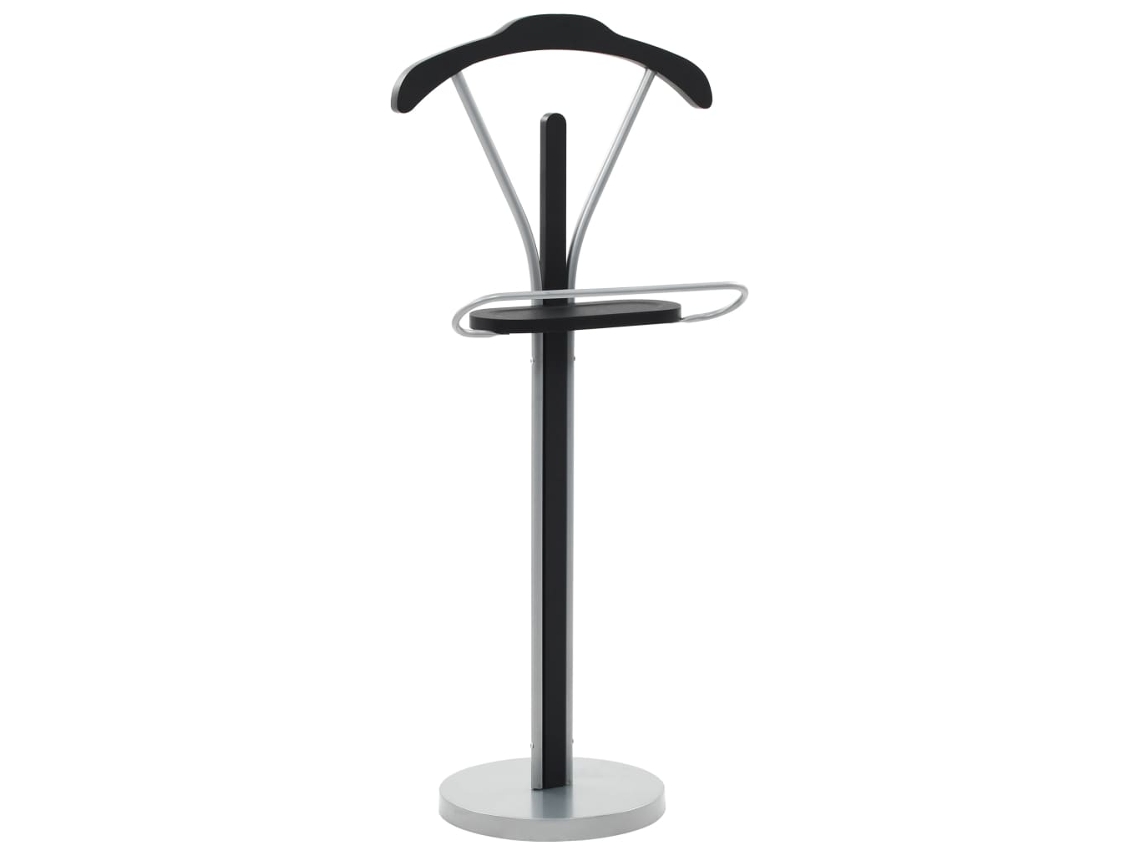 Cabide de pé VIDAXL Preto MDF (45x35x107 cm)