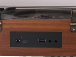 Leitor Cd Vintage Asixxsix, De Portátil Retrô Com Bluetooth, Fones De Ouvido E Controle Remoto Para Casa E