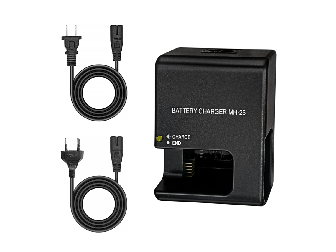 Carregador Bateria Para Nikon D7000 D7100 D800 D800e D610 Mh-25 Cuich
