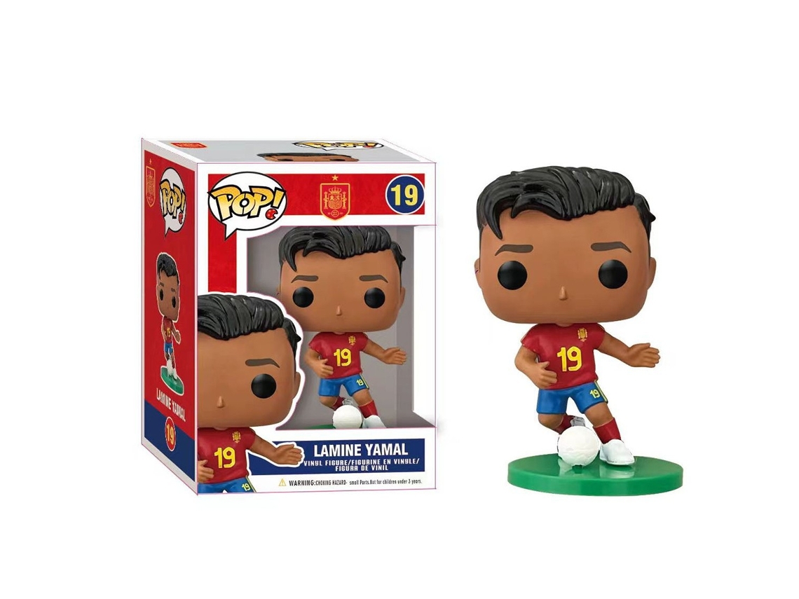Figura Pop De 4 Polegadas, Acessório Da Copa Do Mundo, Figura Do Jogador De Futebol Yamal.