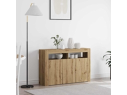 Vidaxl Buffet Carvalho Artesanal 116 X 30 X 75 Cm Derivados De Madeira
