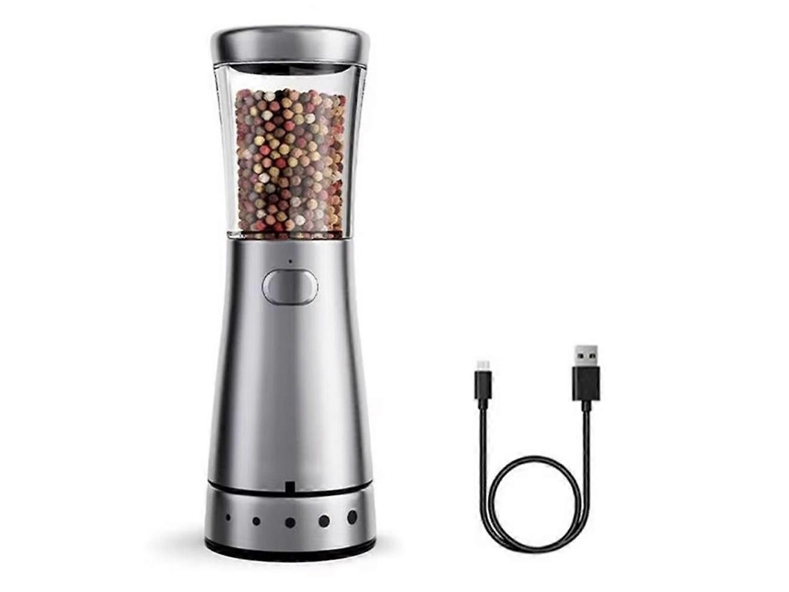 Moedor de Pimenta Elétrico GOKOCO portátil, recarregável, automático, 5 níveis