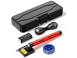 Soldadora Eléctrica Portátil Usb Inteligente 300-450℃ Para Reparação E Manutenção