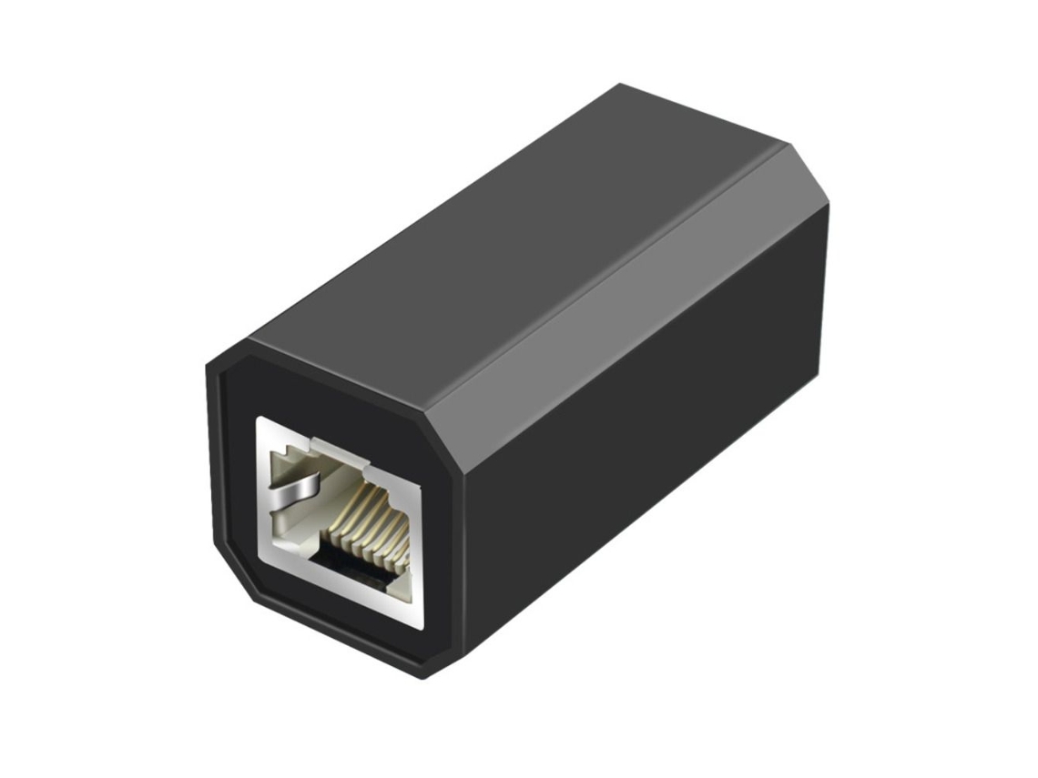 Adaptador Extensor De Acoplador Ethernet Svart Estilo 1 Preto-aquaforge