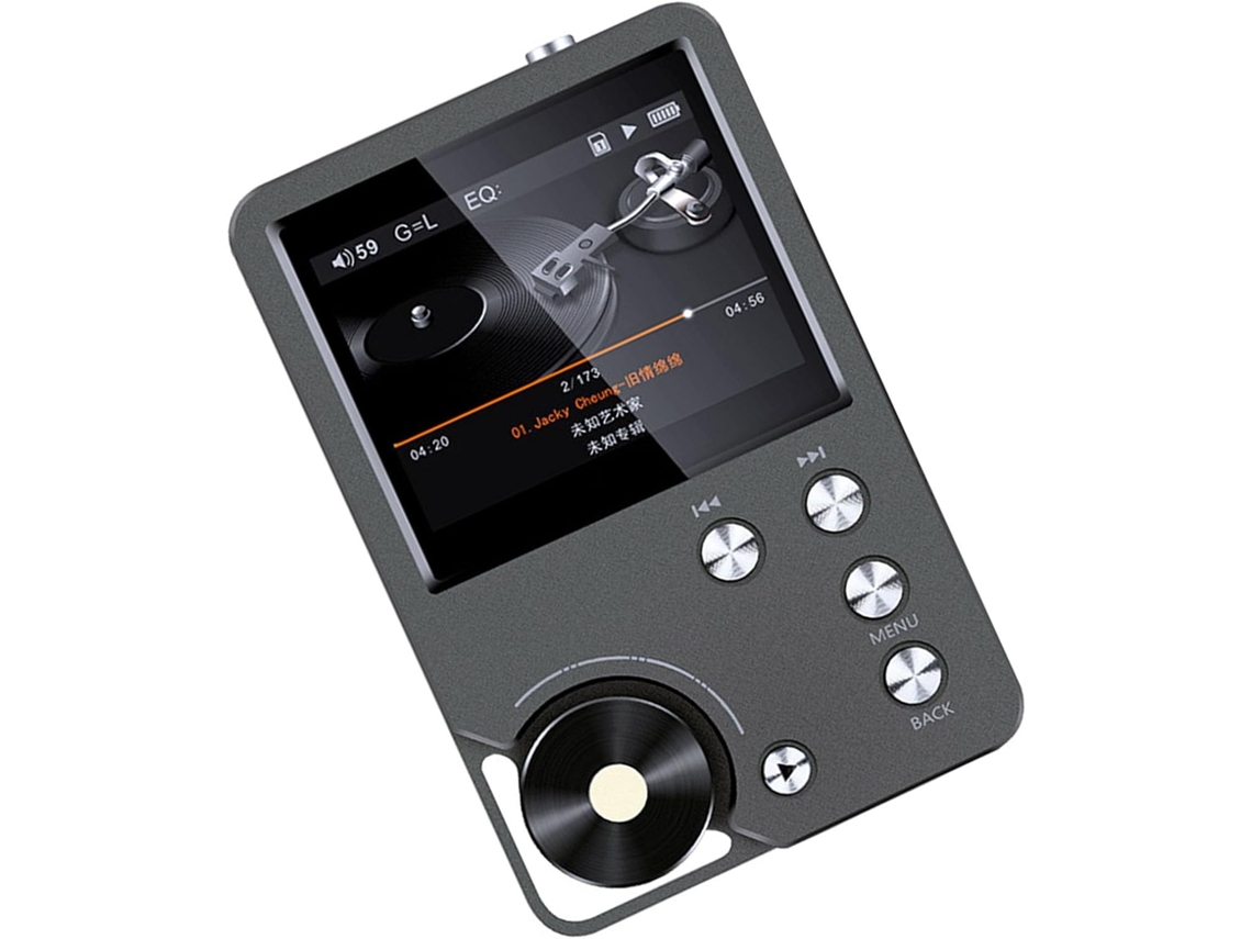 Reprodutor De Mp3 Multiformato Compatível Com Dsd256, Tela Colorida,