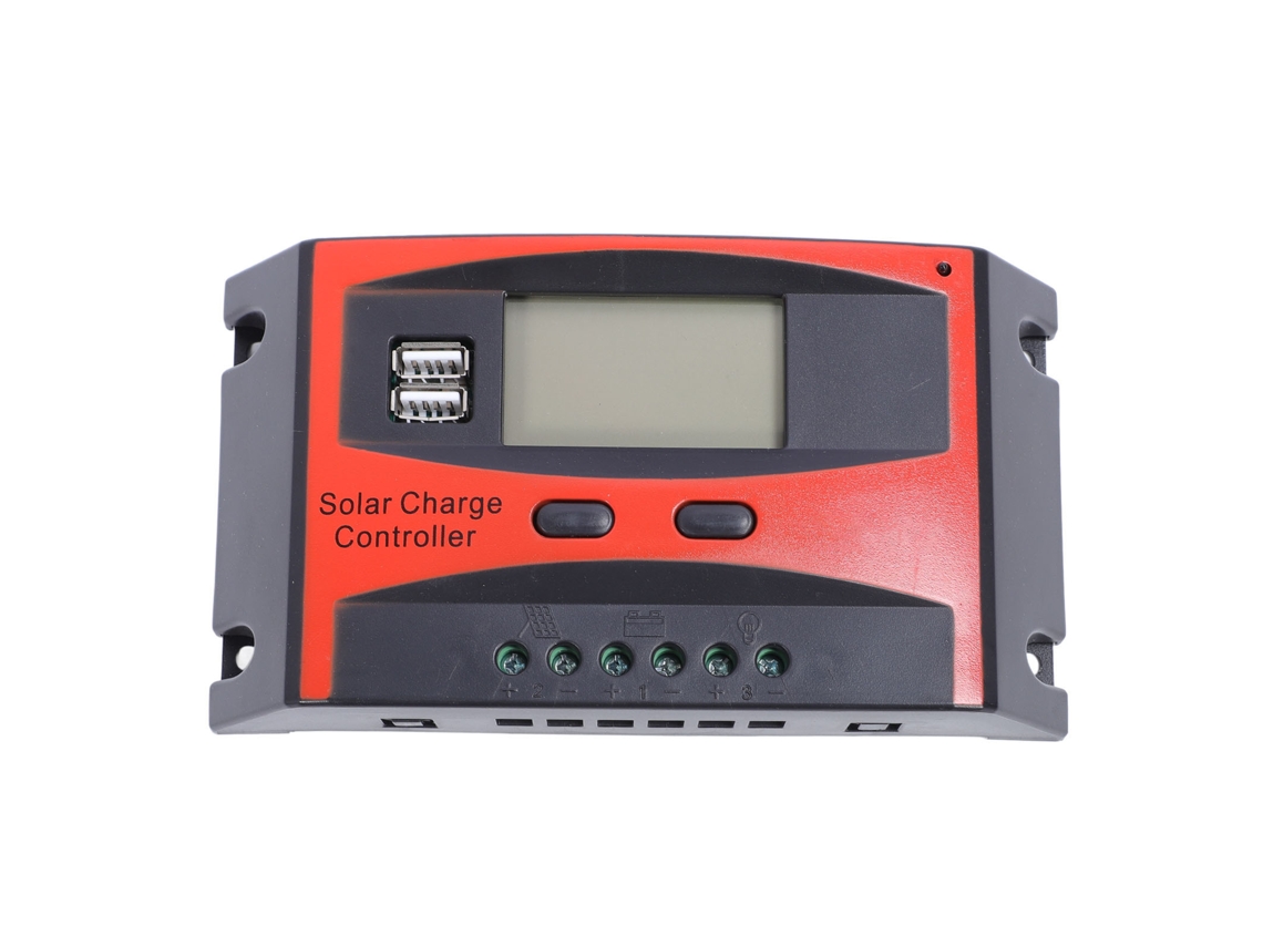 Controlador de carga solar 12V/24V 100A com USB Primerox