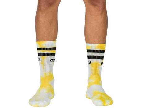 Meias para Homem GSA Superlogo Unisex Tie Dye Multicor para Corrida (Tamanho Único)