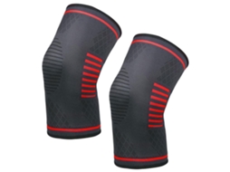Joelheiras AQUAFORGE pretas para desporto ao ar livre, 2 unidades, tamanho M