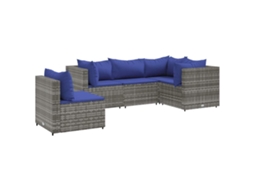 Garden Lounge Set, Garden Lounge Sets Vidaxl Cinzeto Rattan / Vime (n/a)