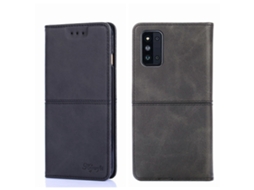 Capa De Couro Com Textura De Vaca E Fecho Magnético Horizontal Para Samsung Galaxy F52 5g