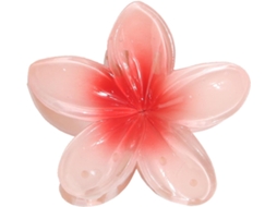 Presilha de cabelo com flor Havaiana