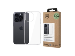 Capa Transparente 3mk Para Iphone 15 Pro Com Certificação Magnética Ecológica