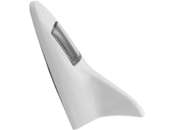 Magiclulu Luz De Advertência Solar Led Estroboscópica Tripla À Prova D Água, Antena De Carro Em Abs Tipo Barbatana