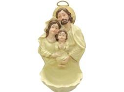 Presépio De Resina Com Água Benta, Escultura Da Sagrada Família Para Pendurar Na Parede, Ornamento Religioso,