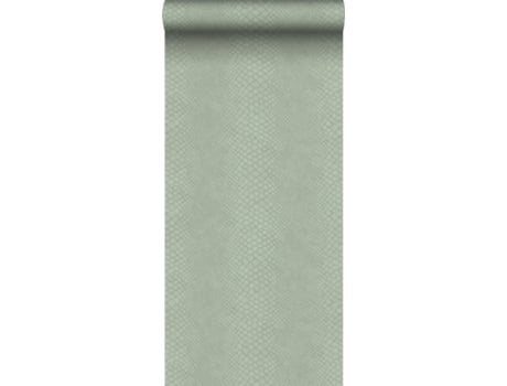Papel de Parede ORIGIN WALLCOVERINGS (0,53 x 10,05 m - Tecido - Verde)