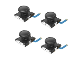 Pacote de 4 Ponteiro S/MARCA de reposição para Joy Control com Nintendo Switch