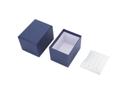 Caixa de relógio portátil de papel requintado azul da marca Biden, ideal para presentear ou para acessórios de relógio.