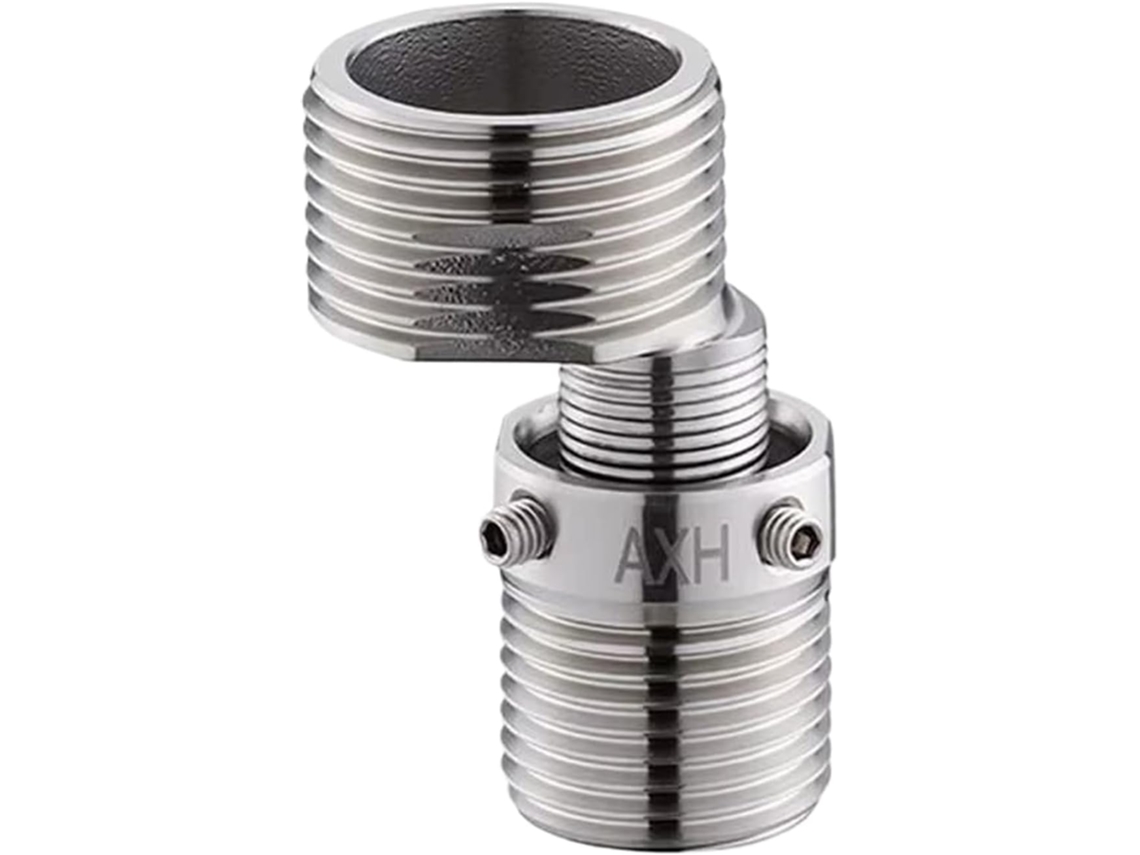 Adaptador De Ângulo Ajustável Para Torneira De Chuveiro Com Rotação De 360°