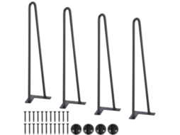 Pack de 4 Pernas de Mesa VEVOR