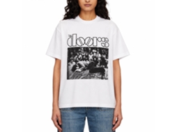The Doors Jim Floored T-shirt White Classic Unisex Adults Size:xxl