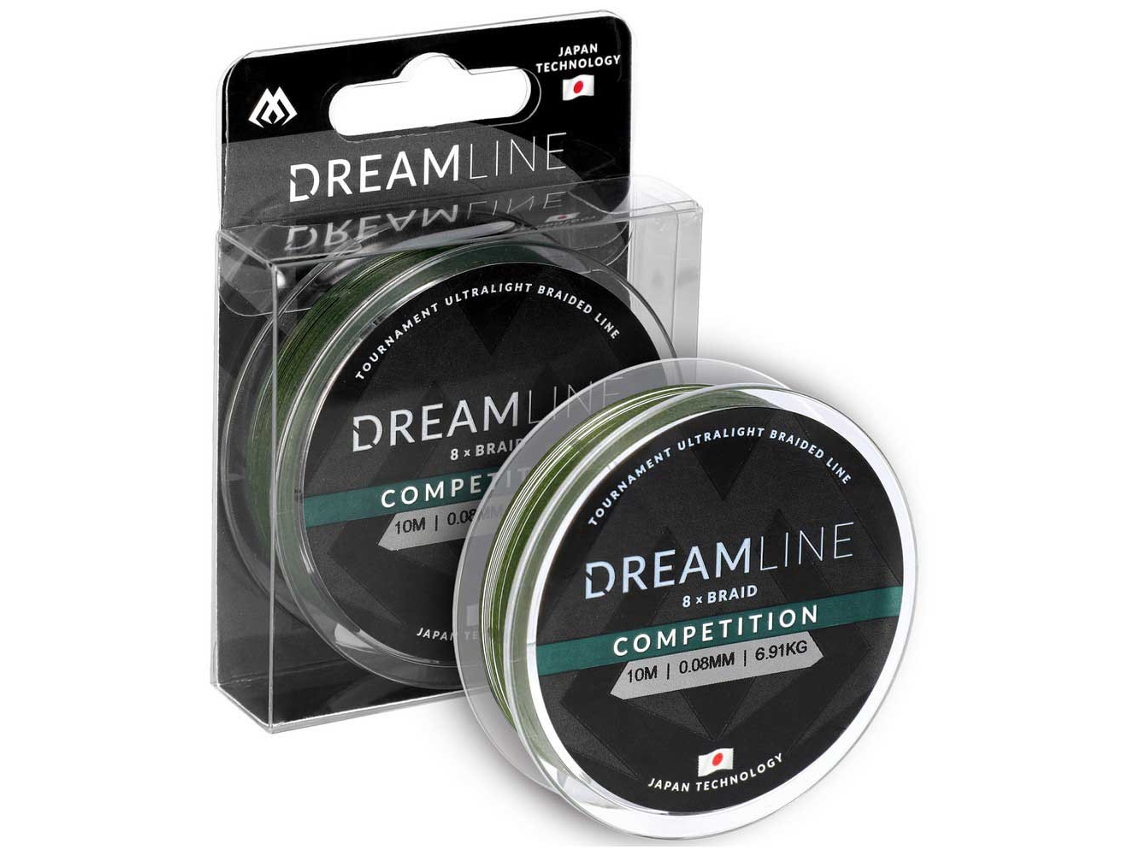 Linha Trançada Dreamline Competition 10 M Verde 0.120 Mmmikado