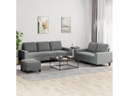 Sofa Set, Sofa Sets Vidaxl Cinzeto Tecido (n/a)