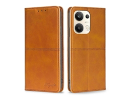 Capa De Couro Com Flip Horizontal Magnético Com Textura De Vaca Para Oppo Reno9 Pro 5g