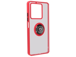 Capa Note Anel para Xiaomi Poco X6 AVIZAR Vermelho