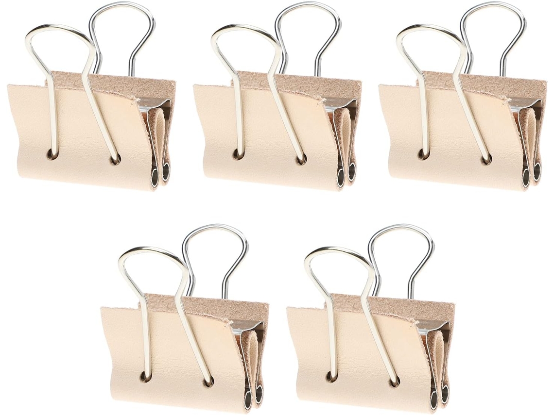 Conjunto De 5 Grampos Encaixe Em Cauda Andorinha Angooily Para Artesanato Couro, Tamanho Grande Para Encadernação E