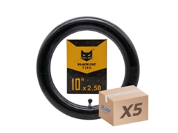 Câmara De Ar Black Cat 10x2,5 - Válvula Curva 90x90 -5 Unidades