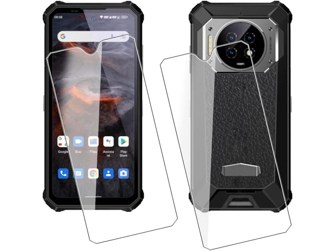 Conjunto de Películas de Ecrã Filme Dureza Desgaste para Oukitel Wp19 HONGWE. Vidro Temperado (2un)