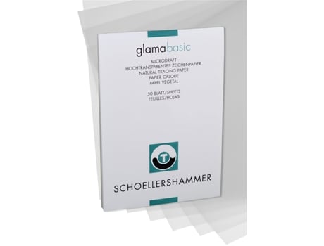 Bloco de Papel de Desenho SCHÖLLERSHAMMER Din A3 Altamente Transparente