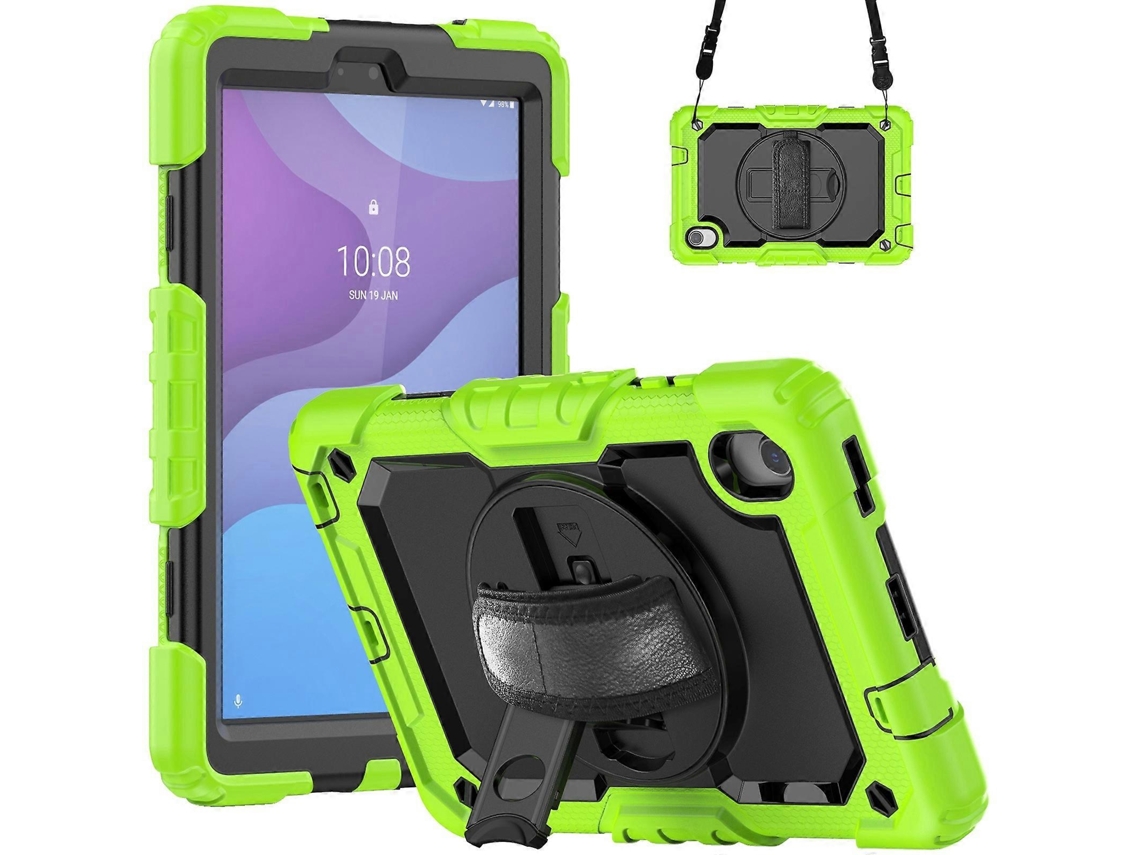 Capa Híbrida De Silicone Para Tablet Lenovo Tab M8 Hd 2020/2019 E Lenovo Tab M8 De 4ª Geração Com Alça De Ombro.