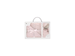 Manta E Doudou Rosa Interbaby