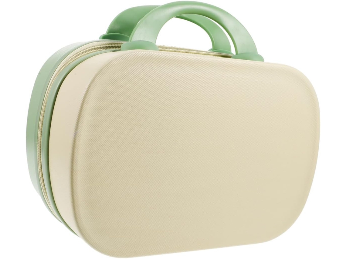 Bolsa De Maquiagem Portátil Rígida De 14 Polegadas