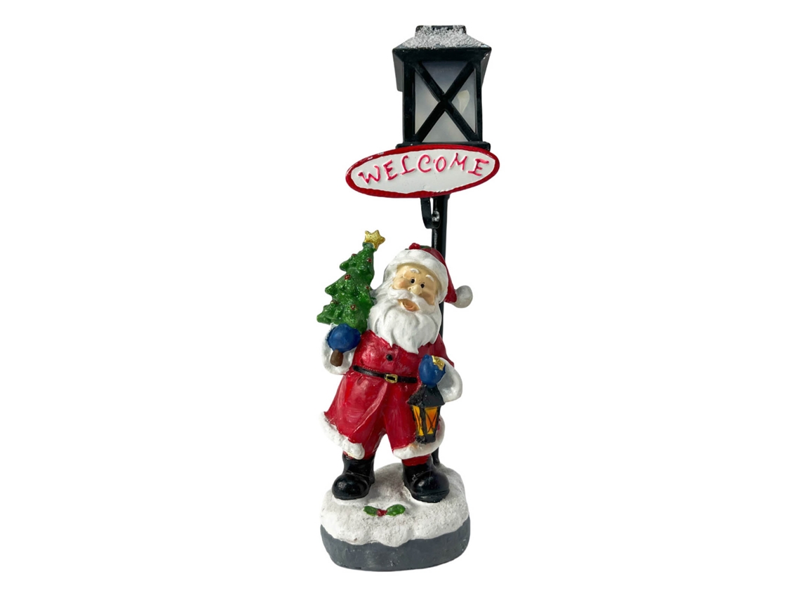 Fantasia de Natal com boneco de neve de resina, decoração de Natal LAXISCREED