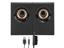 Caixas De Som Para Computador M10 Mini De Mesa Usb Baixo Estéreo Reprodutor De Música