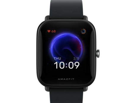 smartwatch amazfit bip u pro preto detalhes