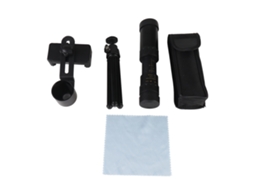 Telescópio Monocular 10x-300x Lente 40mm Com Suporte Para Telefone E Trípode Mini Para Observar Aves E Concertos