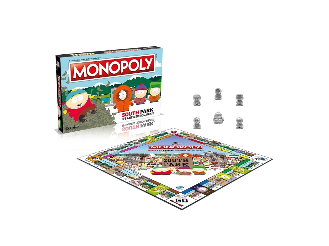 Jogo de Tabuleiro Monopoly South Park Inglês WINNING MOVES