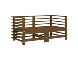 Garden Corner Sofa, Garden Corner Sofas Vidaxl Marrom Madeira De Pinho (n/a)