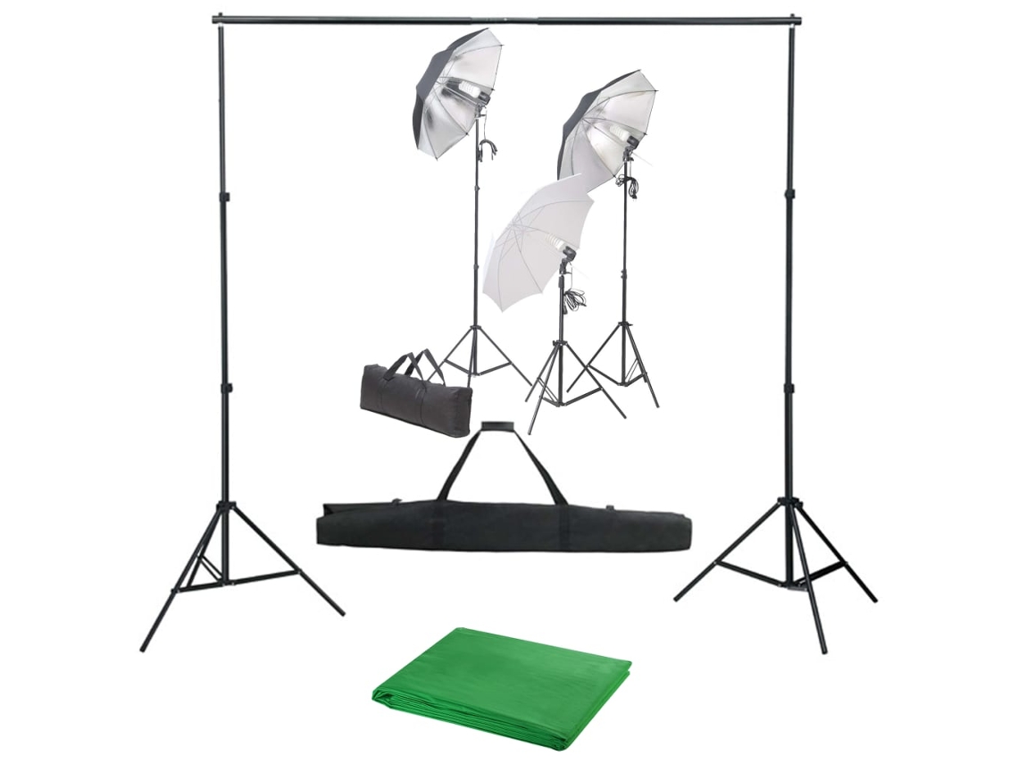 Studio Kit, Studio Kits Vidaxl Preto Alumínio (300 X 300 Cm)