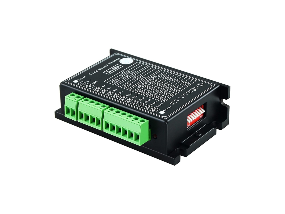 Driver De Motor De Passo Bifásico B1206 Com Passo Completo/meio Passo, Tensão De Acionamento 20 V 120 Vcc, Corrente 6 A Slowmoose