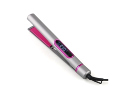Mini Prancha De Cabelo Com Visor Digital Led E Placa Flutuante Para Alisar Os Cabelos.