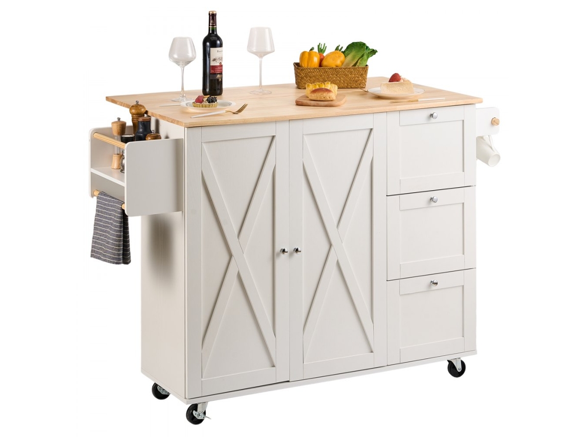 Conjunto De Móveis De Cozinha Com Arrumação E Mesa De Apoio Tekmaquinas