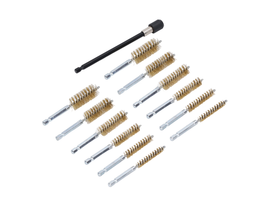 Conjunto De Escovas Laxiscreed 13 Peças Com Extensão Para Diferentes Diâmetros De Limpeza