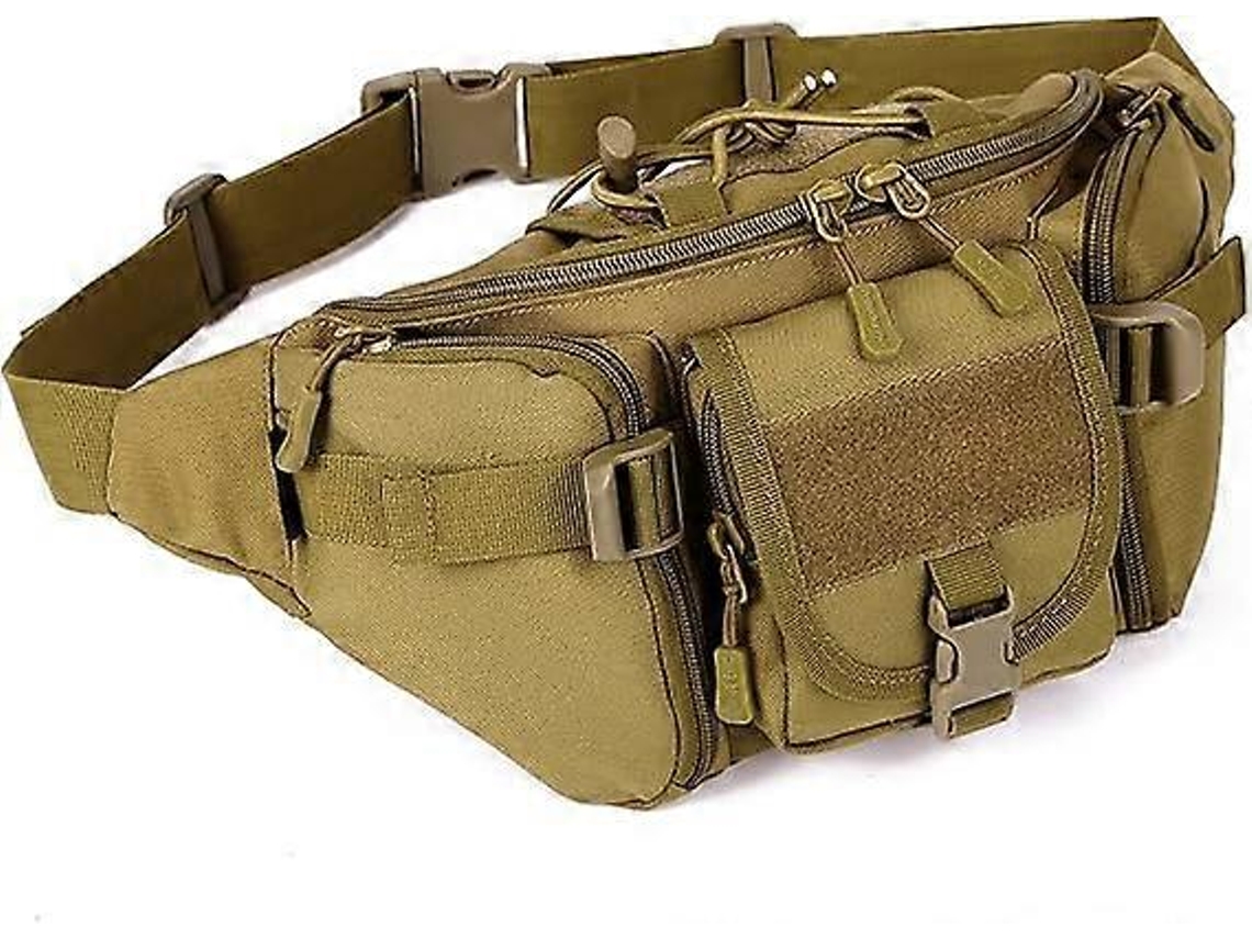 Pochete tática, bolsa militar, pochete, bolsa de cinto, bolsa para trilhas, corridas, caminhadas, acampamentos, escaladas e trekking ao ar livre. Slowmoose